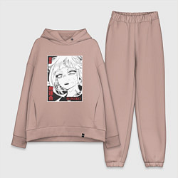 Женский костюм оверсайз Геройская академия Химико Himiko, цвет: пыльно-розовый