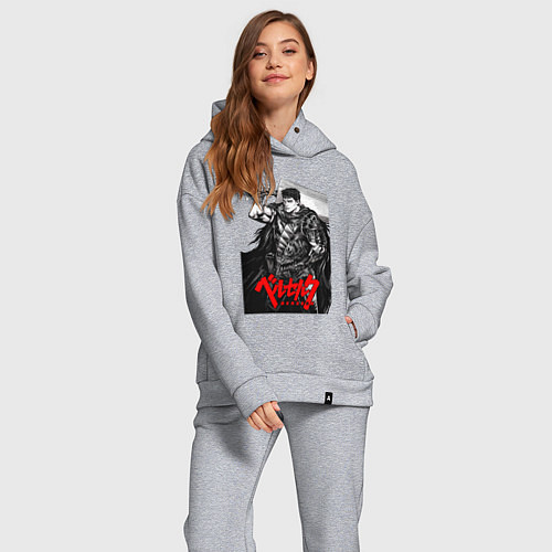 Женский костюм оверсайз Berserker - Гатс / Меланж – фото 2