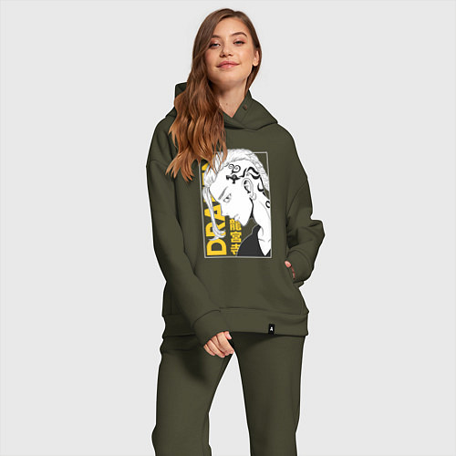 Женский костюм оверсайз Токийские мстители Ken Rygji Кен Рюгуджи / Хаки – фото 2