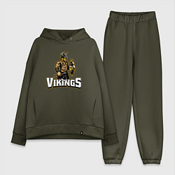 Женский костюм оверсайз Vikings team