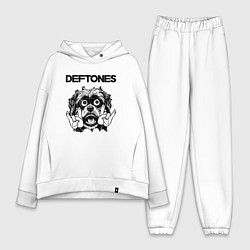 Женский костюм оверсайз Deftones - rock dog, цвет: белый