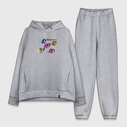 Женский костюм оверсайз NewJeans album Get Up Minji Hanni Danielle Haerin, цвет: меланж