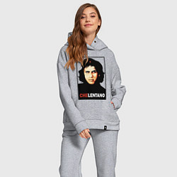 Женский костюм оверсайз Che guevara - Chelentano, цвет: меланж — фото 2