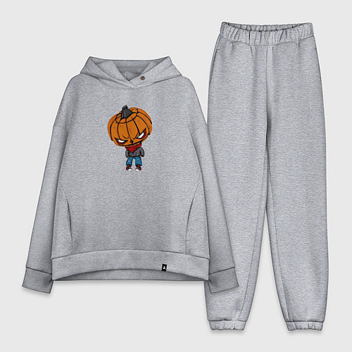 Женский костюм оверсайз Sigma boy is Halloween / Меланж – фото 1
