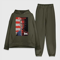 Женский костюм оверсайз Американский символ