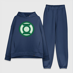 Женский костюм оверсайз Green lantern logo