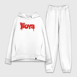 Женский костюм оверсайз Пацаны граффити лого