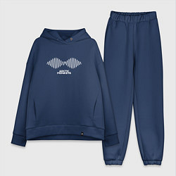 Женский костюм оверсайз Arctic Monkeys logo, цвет: тёмно-синий