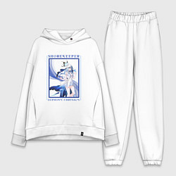 Женский костюм оверсайз Shorekeeper Euphonic Chrysalis, цвет: белый