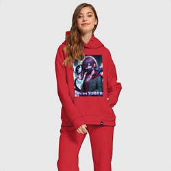 Женский костюм оверсайз We are Venom - meme, цвет: красный — фото 2