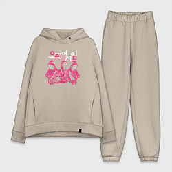 Женский костюм оверсайз Солдаты игры