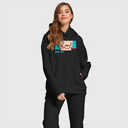 Женский костюм оверсайз Сэико Аясэ, цвет: черный — фото 2