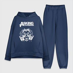 Женский костюм оверсайз Asking Alexandria rock dog