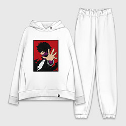 Женский костюм оверсайз Моя геройская академия Dabi, цвет: белый