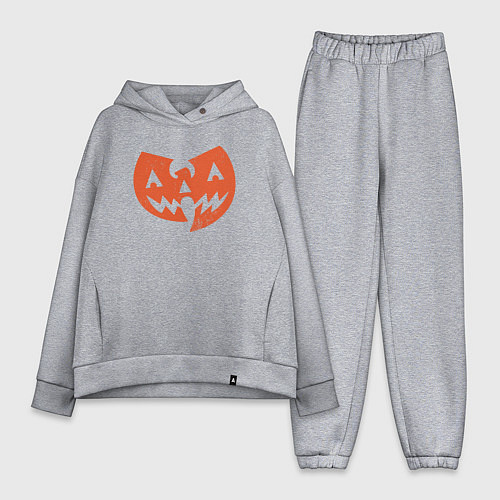 Женский костюм оверсайз Wu-Tang halloween / Меланж – фото 1