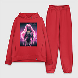 Женский костюм оверсайз Sexy Barbie - ai art, цвет: красный