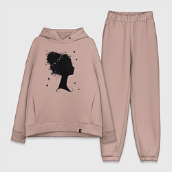 Женский костюм оверсайз Flower girl