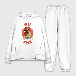 Женский костюм оверсайз Милый петушок