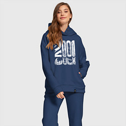 Женский костюм оверсайз 2001 одиссея, цвет: тёмно-синий — фото 2