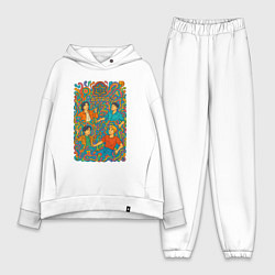 Женский костюм оверсайз Astro психоделика