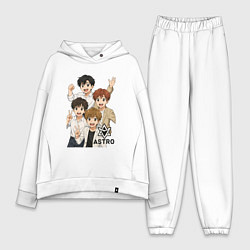 Женский костюм оверсайз Astro аниме стиль, цвет: белый