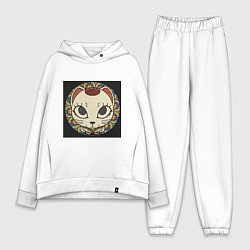 Женский костюм оверсайз Радужный Дандадан