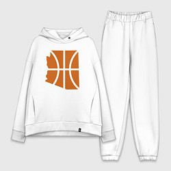 Женский костюм оверсайз Arizona - Phoenix Suns, цвет: белый