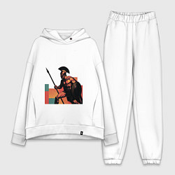 Женский костюм оверсайз Спартанец поп-арт