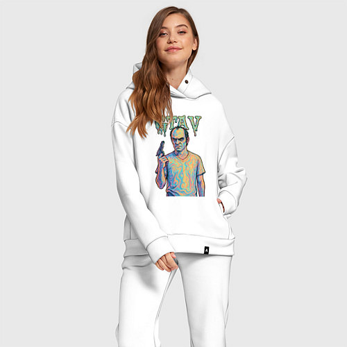 Женский костюм оверсайз Тревор Филипс / Белый – фото 2