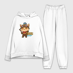 Женский костюм оверсайз Тимо Лига Легенд, цвет: белый