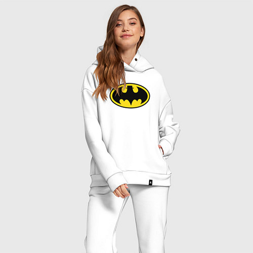 Женский костюм оверсайз Heisenberg Batman / Белый – фото 2