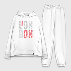 Женский костюм оверсайз Поверни на Лондон