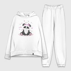 Женский костюм оверсайз Панда девочка