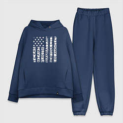 Женский костюм оверсайз USA style