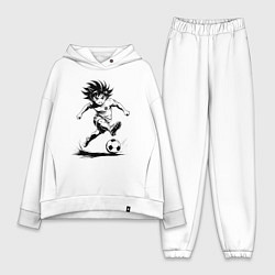 Женский костюм оверсайз Футбольная атака аниме