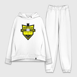 Женский костюм оверсайз Batman on film, цвет: белый