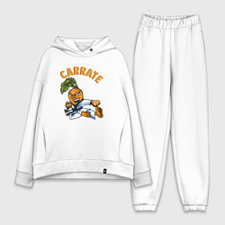 Женский костюм оверсайз Carrate, цвет: белый