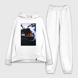 Женский костюм оверсайз Out a time, цвет: белый