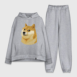 Женский костюм оверсайз Doge, цвет: меланж