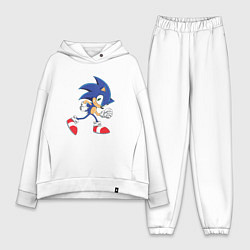 Женский костюм оверсайз Sonic the Hedgehog, цвет: белый