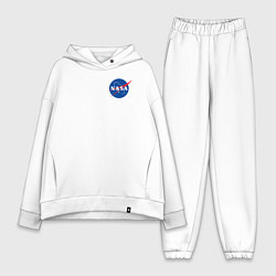 Женский костюм оверсайз NASA, цвет: белый