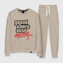 Костюм хлопковый женский GTA Vice City, цвет: миндальный