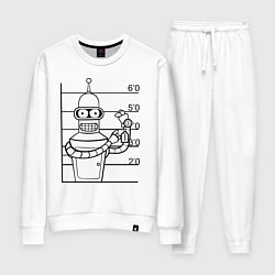 Костюм хлопковый женский Bender Wanted, цвет: белый