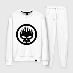 Костюм хлопковый женский The Offspring: Sybmol, цвет: белый