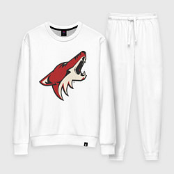 Костюм хлопковый женский Phoenix Coyotes, цвет: белый