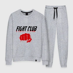 Костюм хлопковый женский Fight Club, цвет: меланж