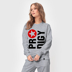 Костюм хлопковый женский Prodigy Star, цвет: меланж — фото 2