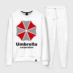Костюм хлопковый женский Umbrella corporation, цвет: белый