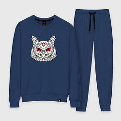 Костюм хлопковый женский Owl: Twin Peaks, цвет: тёмно-синий