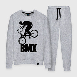 Костюм хлопковый женский BMX 3, цвет: меланж